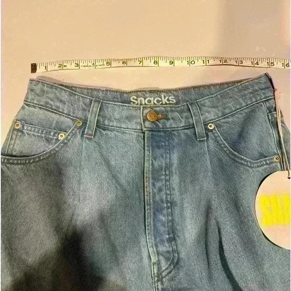 Mother Snacks Jeans The Pleated Fun Dip Puddle Jean Size 26 NWT - Picture 5 of 9